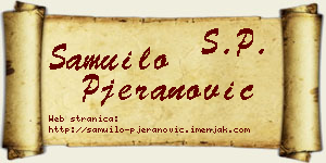 Samuilo Pjeranović vizit kartica
